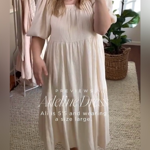 CJLA Adeline Cream Dress size S - Picture 6 of 8